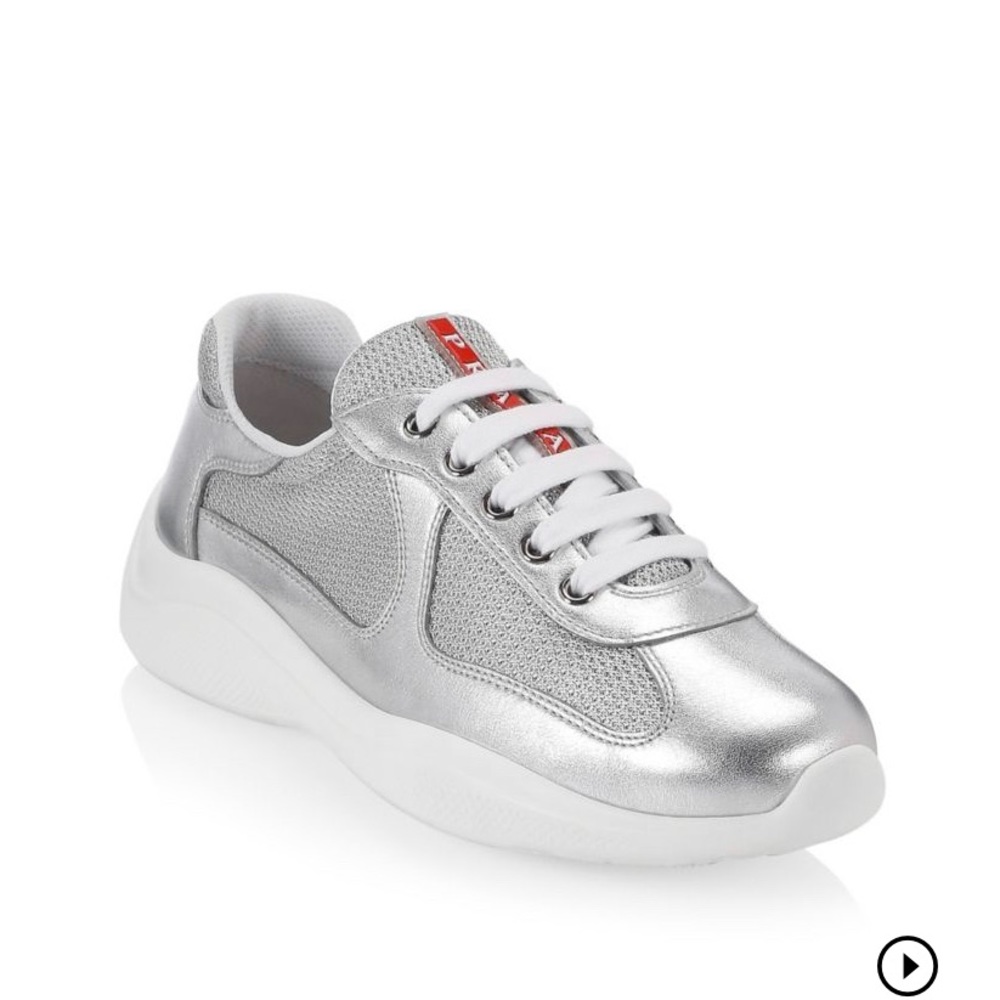 Silver Metallic Prada